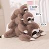New High-Quality Cartoon Seals Monkey Sloth Plush Stuffed Animals Plushies Cute Hug Throw Pillow Birthday Xmas Boy Girl Gifts