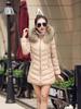 2026 Winter Women's Mid-Length Thickened Slim Fit Fur Collar Cotton Jacket