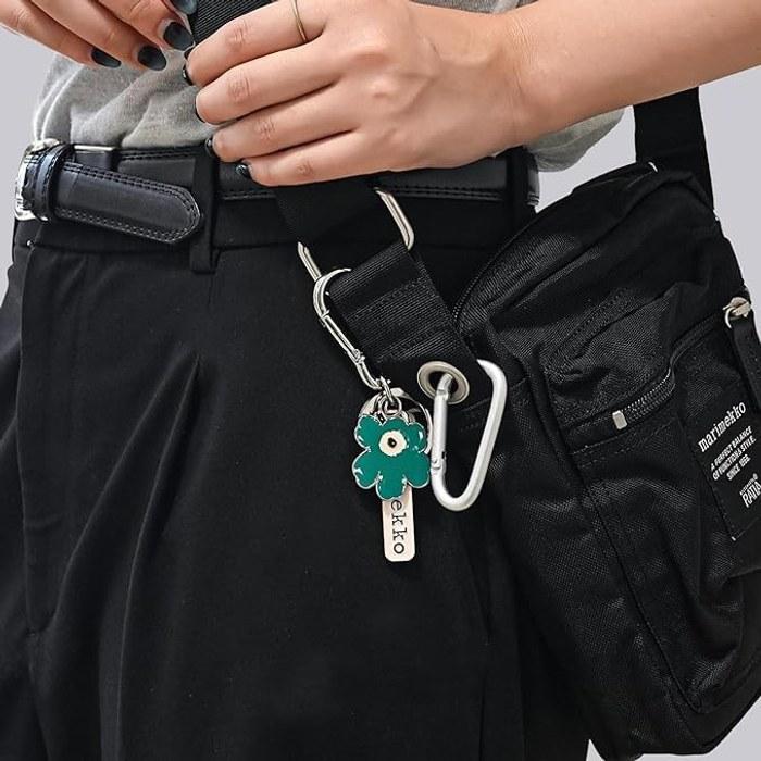 Marimekko Keychain Hook Keyring Unikko Turquoise Puhallus II Unikko 094173 610