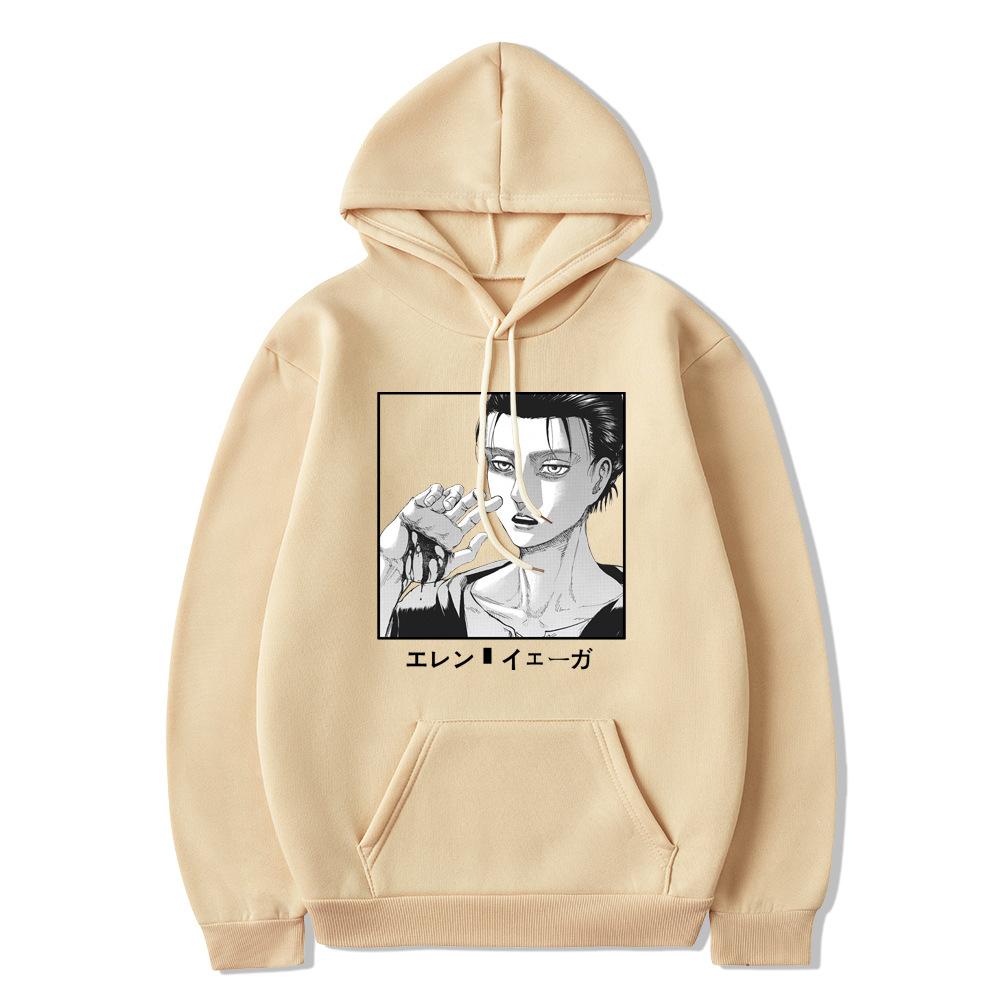 

Полиэстеровый свитер с капюшоном и узором по периметру XS