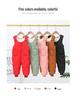 Infant Fleece Overalls - Warm Quilted Cotton Jumpsuit for Boys & Girls (Autumn/Winter)