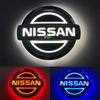 Car 5D LED Front Rear Light Emblem Sticker For GTR NISMO Qashqai Patrol X-trail Tiida Navara Sylphy Juke Teana Skyline