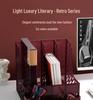 Retro Multi-Layer Pen Holder & A4 File Organizer for Desk