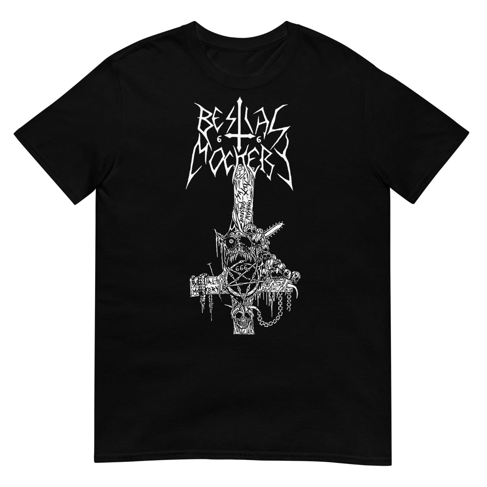 BESTIAL MOCKERY Evoke The Desecrator (One Sided) T-SHIRT M