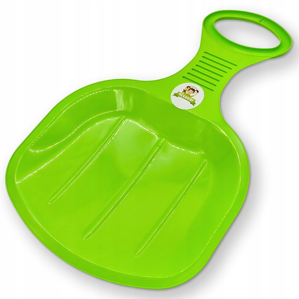 Ślizg Na Śnieg Jabłuszko Do Zjeżdżania Sanki Xl Solidne 51 Cm Zielony
