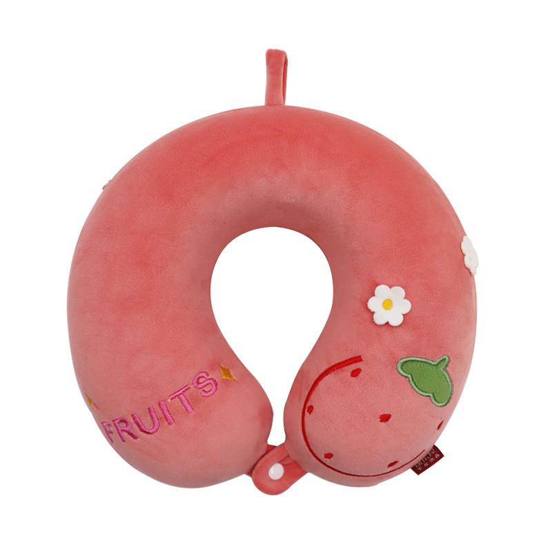 Unicorn Kids U Shape Pillow With Memory Foam And Soft Elastic Cover For Rest