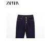 Zaprha 2025 New Arrival Sexy Tight Multi-Color Selection High Waist Temperament Speaker Denim Female Slim Looking 1416222