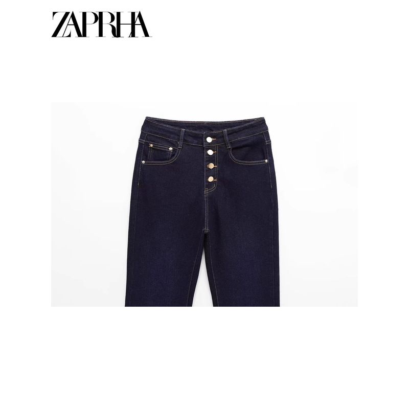 Zaprha 2025 New Arrival Sexy Tight Multi-Color Selection High Waist Temperament Speaker Denim Female Slim Looking 1416222