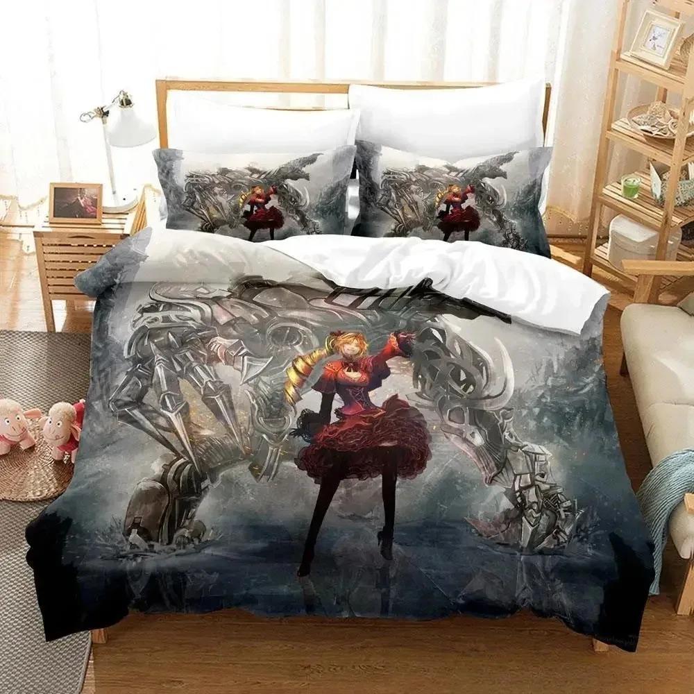 New Anime Robot Bedding Set Single Twin Full Queen King Size Bed Set Adult Boys Bedroom Duvet Cover Sets 3D Print Bed Sheet Set