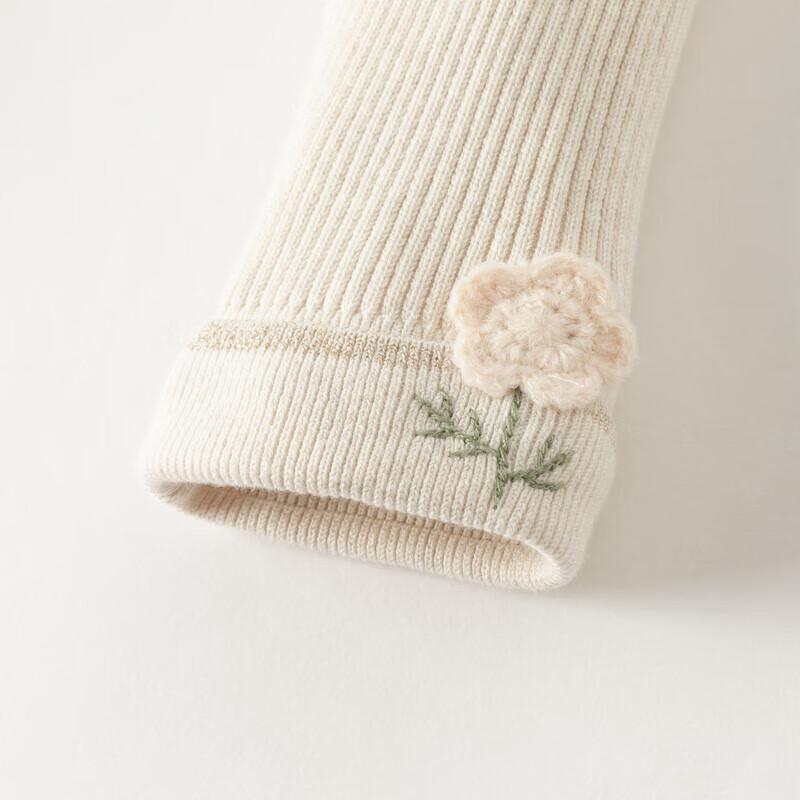 DAVE & BELLA Girls' Winter Fleece-Lined Knit Pants