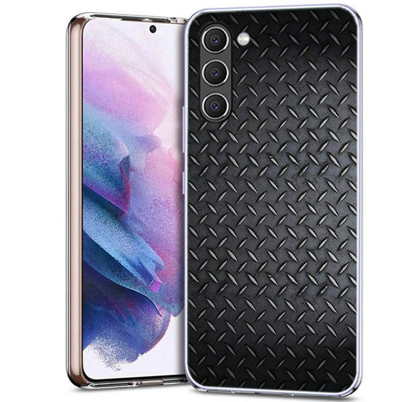 Brushed Metal Texture Steel Print Phone Case for Samsung A54 A14 A24 A34 A17 A37 A57 A55 A35 A25 A15 A13 A23 A33 A53 A07 A05S A0