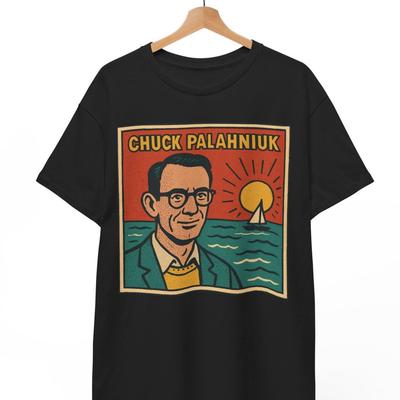 Chuck Palahniuk Retro Comic T-Shirt: Cult Fiction Pop Art Tee