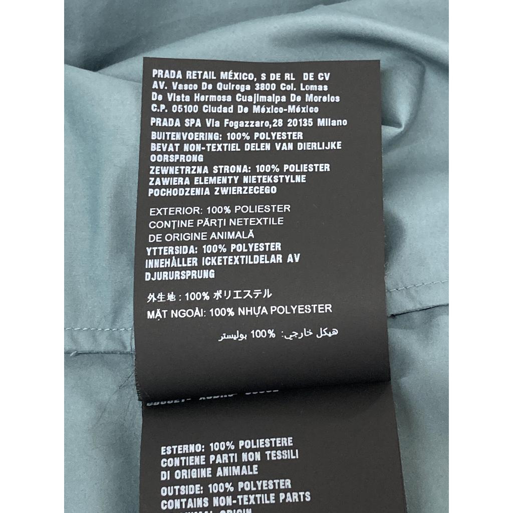 Prada SC537 2020 Light Blue Polyester Shirt Tops XS Blue grayUsed