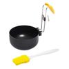 4 Piece Foldable Nonstick Poached Eggs Maker Cup With Heatproof Design And Hanging Hook Poacher For Safe Kitchen Use