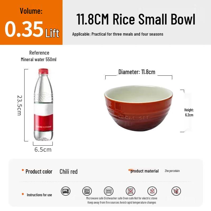 Le Creuset 11.8cm Ceramic Rice & Soup Bowl 11.8cm