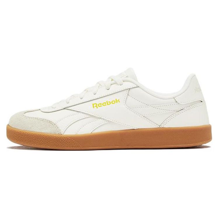 Reebok Smash Edge Low Top Sneakers Unisex Sneakers White Brown HQ6461