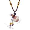 1PC Murano Glass Perfume Baroque Necklaces Essential Oil Vials Aroma Perfume Bottle Necklace