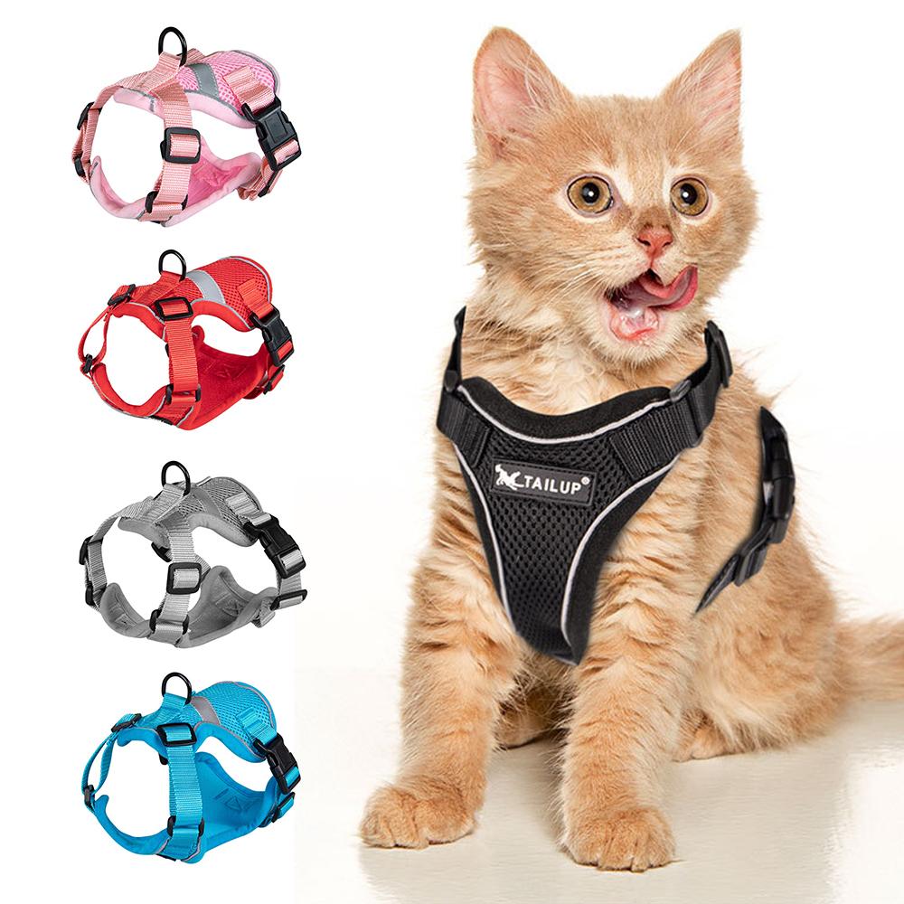 

Шлейка для собак и кошек, сетчатый нейлоновый светоотражающий жилет, шлейки для маленьких собак, кошек, чихуахуа, йоркширских котят, товары для щенков