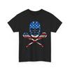Lacrosse Shirt, Lacrosse American Flag Lax Helmet Sticks Vintage T-shirt