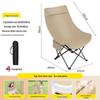 Portable Folding Office, Camping, and Beach Recliner Chair