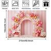 LS Circus Carnival Balloon Backdrops Kids Adult Photography Props Child Adult Photocall Decors Cake Smash Birthday Backgrounds