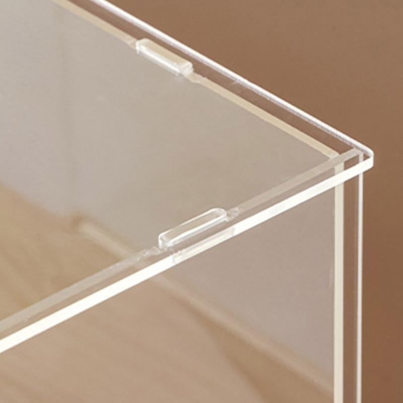 Acrylic Display Case for Miniature Collectibles and Toy Models Clear Dustproof Showcase Stand Perfume Storage Box