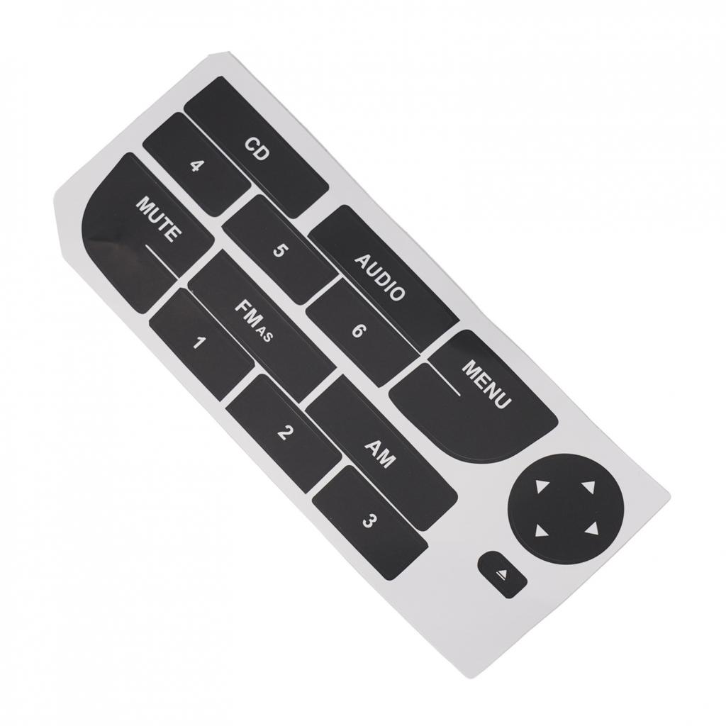 Radio Button Repair Decals Auto Parts CD Keys Decoration