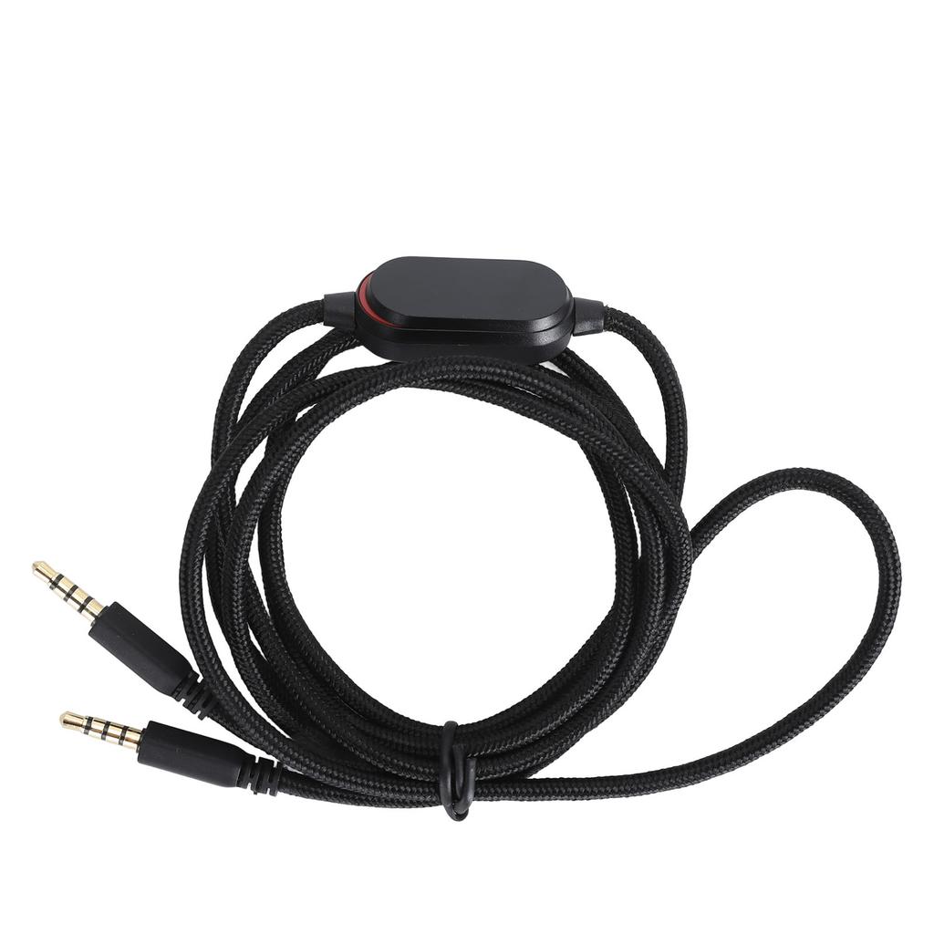 Earphone Cable 1.6m Versatile Lossless Sound Quality Earphone Wire with Microphone Replacement for Alienvvare AW720H