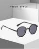 2058 Retro Small Round Frame Metal Sunglasses for Women