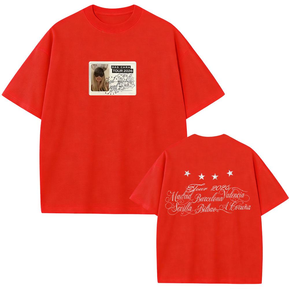 Singer Bad Gyal Tour 2026 Tshirt Unisex Women Fashion Pop Music T Shirts Unisex Casual Oversized Short Sleeve 100 Cotton Tshirts