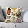 Minoan Pottery Square Pillowcase Polyester Linen Velvet Printed Zip Decorative Home Cushion Case