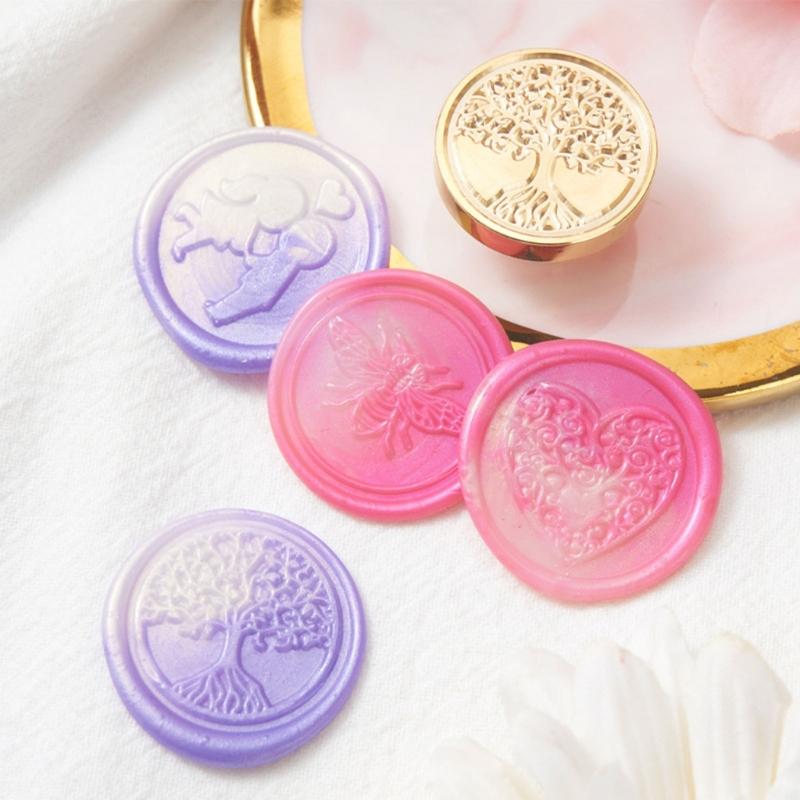 Retro Wax Seal Stamp Bees Heart Love Sealing Waxed Stamp for Invitation Envelopes Cards Photo Letter Decoration