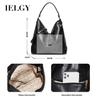 IELGY women's shoulder crossbody large capacity tote bag