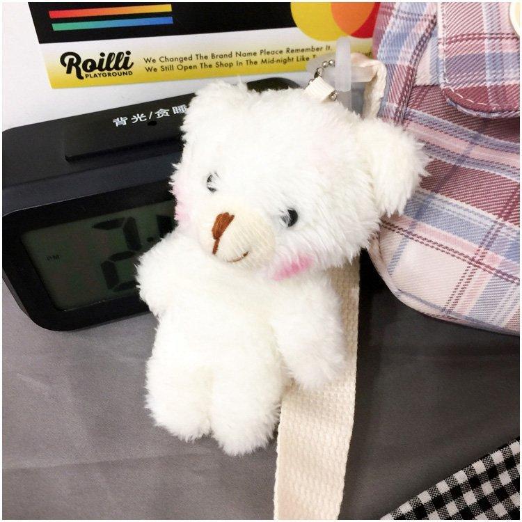 Bag 2 New Women's Bag Fashion Sweet Contrast Color One Shoulder Crossbody Bag Small Square Bag