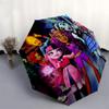 Monster High, Animation Automatic Opening and Closing, 8 Rib Structure Portable Umbrella, Suitable for Men and Women In All Seasons  Perfect