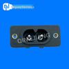 HC-88 Black C8 Female Connector with Two-Pin Screw Lock