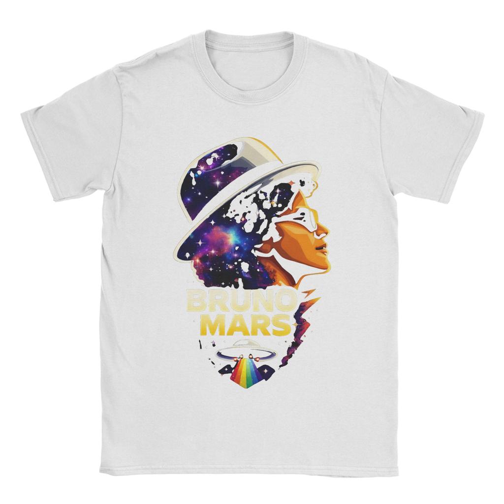 Bruno Mars Rapper T Shirts for Unisex Cotton Funny TShirts O Neck  Tees Short Sleeve Clothes Gift Idea