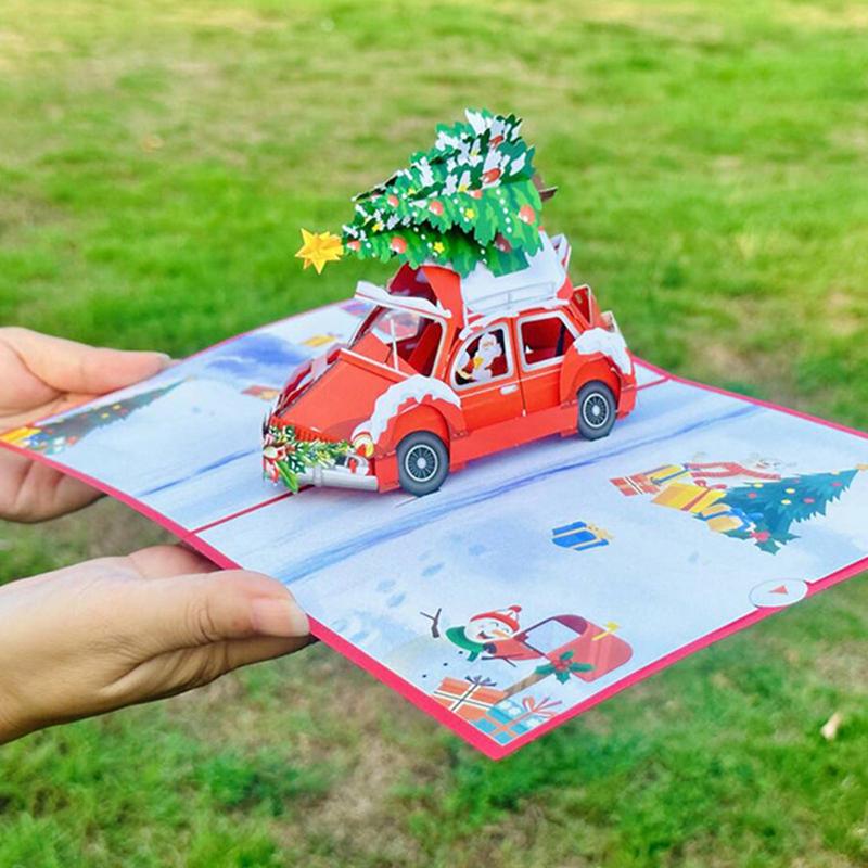 3D Christmas Cards 3D Christmas Greeting Card Creative Popup Christmas Cards 3D Christmas Greeting Card Funny Christmas Greeting