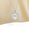 New Arrival Cat's Eye Heart Bow Pendant Clavicle Necklace - Women's High-End Light Luxury Jewelry