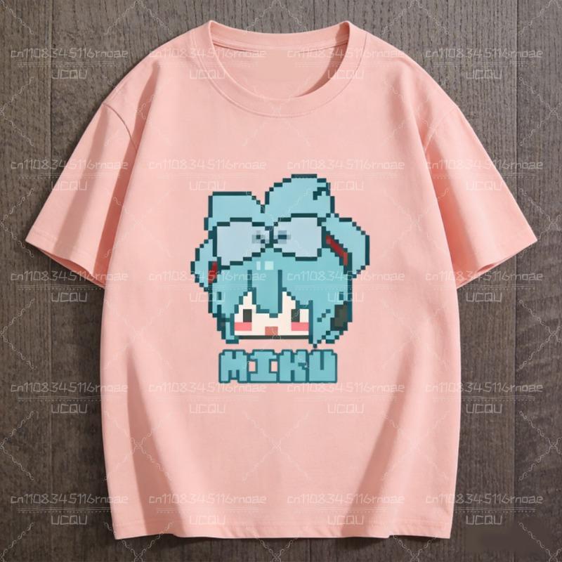 

Summer Casual Top Hatsune Miku Cartoon Print Children s T-Shirt 100
