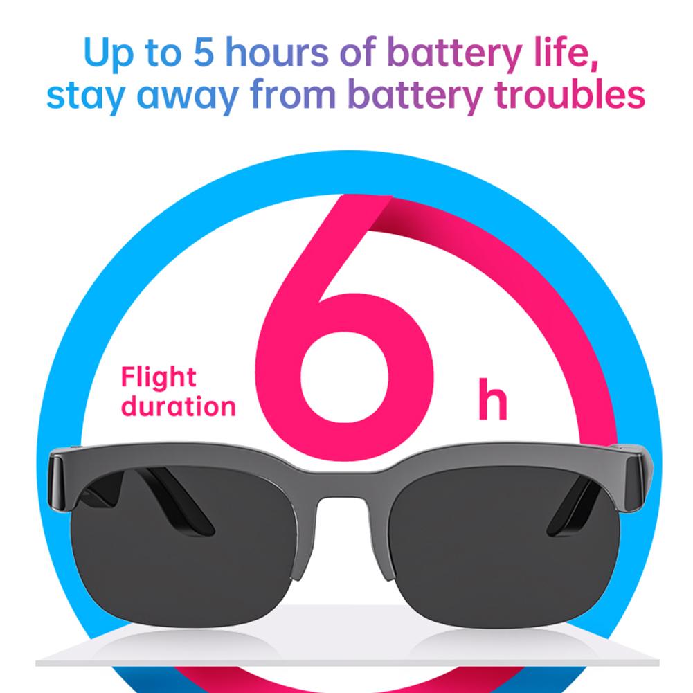 Smart Sunglasses with AI Translator Hands-Free Music & Calls Audio Glasses Outdoor Sports Headphones for Men and Women