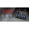 Panou Comutator Basculant Marin cu 6 Ganguri 12V Impermeabil RV Panou Comutator LED pentru Mașină Camion Barcă Marină