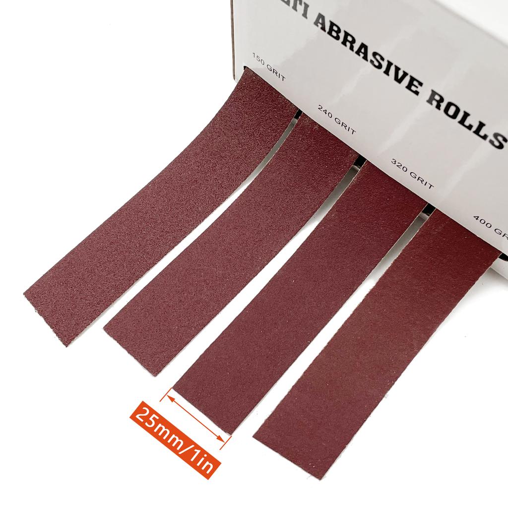 Buy 4Roll 6M/8M Sanding Belt Roll Drawable Emery Cloth Sandpaper Grinding Belts Soft Sandpaper