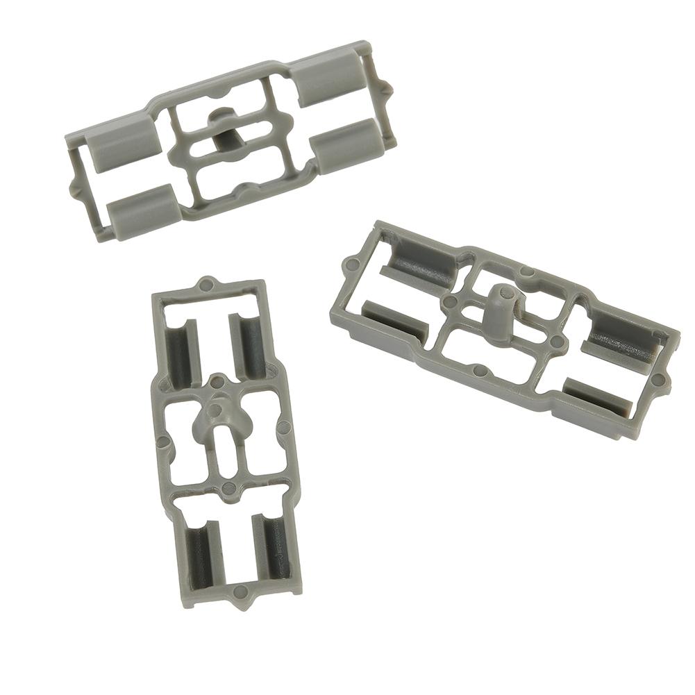 51717006757 Door Seal Clip 6mm 8pcs Front+Rear Gray