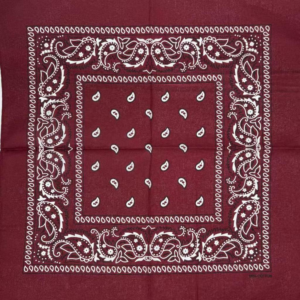 Cotton Paisley Headscarf and Cycling Mask