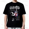 2024 Graphic Printed Shirts-Oasis- Rock Band Customized TShirt Hip Hop Streetwear Harajuku Classic Retro Mens Clothes Womens Top