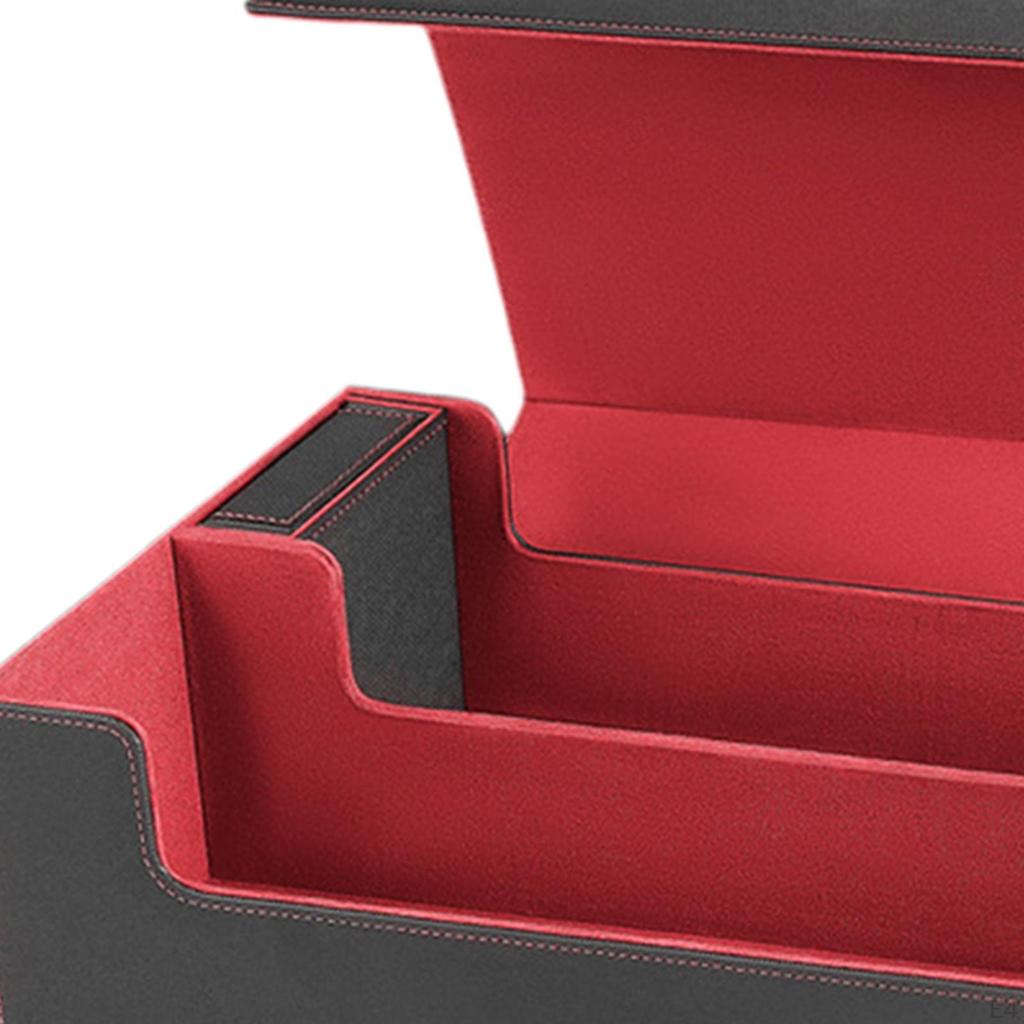 Card Deck Box Game Card, Storage Strong Can Holds 1650 Cards, PU Leather Gathering Toy Playing