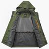 Spring and Autumn Thin Men's Outdoor Loose Large Size Multi-Pocket Jacket Men's Windproof Waterproof Jacket