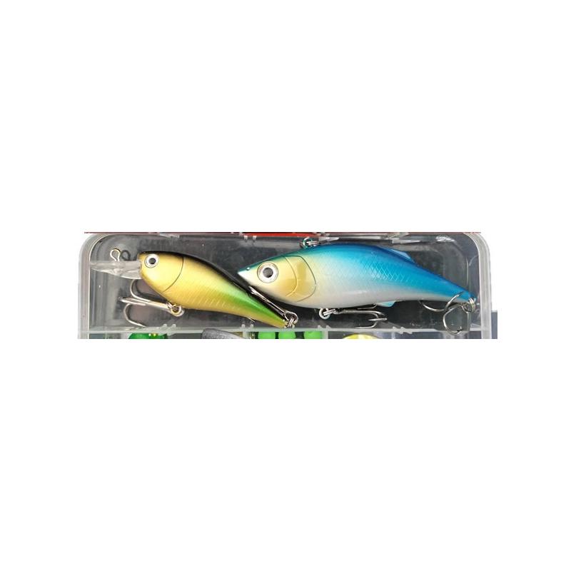 Fishing Lure Kit Soft And Hard Bait Set Gear Layer Jig Spoon For Bass Pike Crank Tackle Accessories With Box