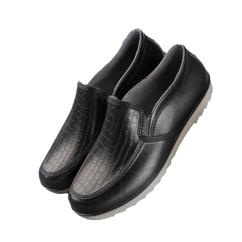 Water shoes low-top rain shoes men's shallow summer fashion overshoes non-slip waterproof wear-resistant rain boots labor insurance rubber shoes